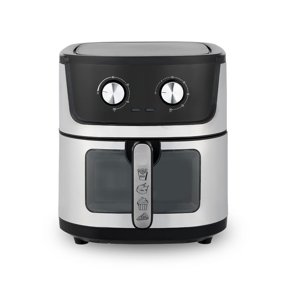 Otočné ovládání Viditelná velkokapacitní vzduchová fritéza